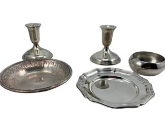 258 - Group Lot of Silverplate & More (Description): Group lot of Silverplate & more