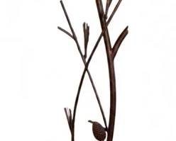 393 - Pinecone Floor Lamp - 61" Tall (Description): Used as is electric/electronic/mechanical item. No guarantee all components, untested.