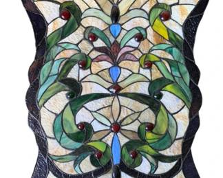 44 - Hanging Stained Glass Panel - 25 x 18