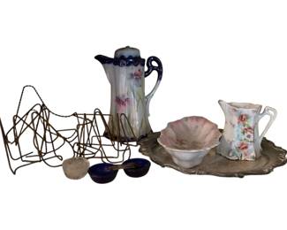 264 - Shelf Lot of Misc Decor & More (Description): Shelf lot of misc Decor & more
