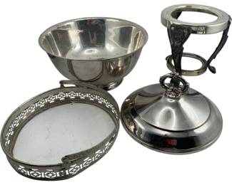 255 - Silverplate Group Lot (Description): Silverplate group lot
