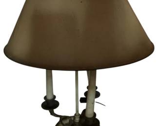 450 - Metal Desk Lamp - 20" Tall (Description): Used as is electric/electronic/mechanical item. No guarantee all components, untested.
