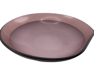 284 - Purple Bowl 10" (Description): Purple Bowl. Measurements: 10".
