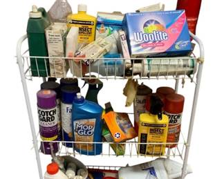 68 - Assorted Items with cart