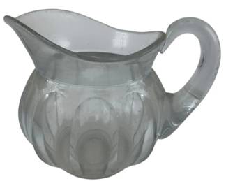 250 - Heisey Colonial Pitcher, Signed 8"x10" (Description): Glass Pitchers. Measurements: 8"x10".