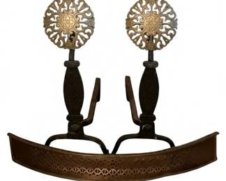 377 - Pair of Andirons - 24 x 20