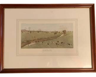 397 - The Maynell Hunt Framed Print - 16 x 21.5