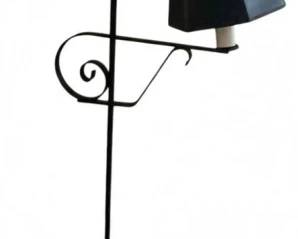428 - Metal Floor Lamp - 60" Tall (Description): Used as is electric/electronic/mechanical item. No guarantee all components, untested.