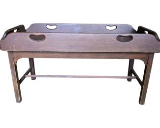 34 - Coffee Table w/ drop sides - 17 x 48 x 26