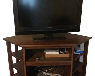 400 - Crosley TV w/ Stand (Description): Used as is electric/electronic/mechanical item. No guarantee all components, untested.