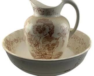 611 - B.W.M & Co Pitcher & Bowl