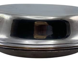 627 - Silverplated Covered Dish - 4 x 10.5 x 7.5