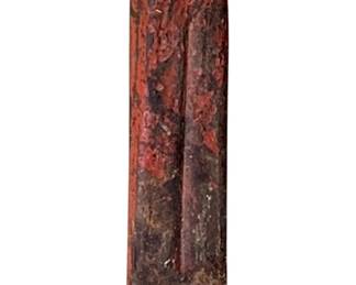 1148 - Wood Splinting Maul 9"x2" (Description): The piece shows an aged, weathered surface consistent with traditional use and craftsmanship.