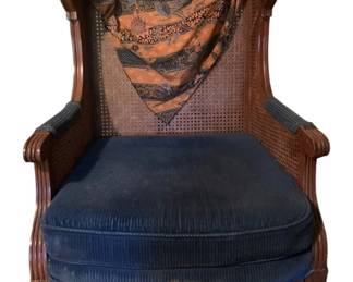 399 - Vintage Cane-Back & Cane-Side Chair - 44 x 27 x 27