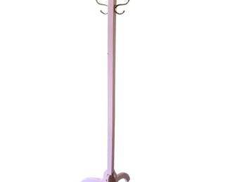 51 - Painted Pink Clothes Tree - 61"