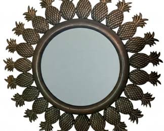 380 - Metal Pineapple Mirror