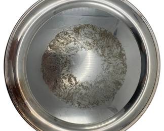 630 - Sliverplated Platter - 14" Round