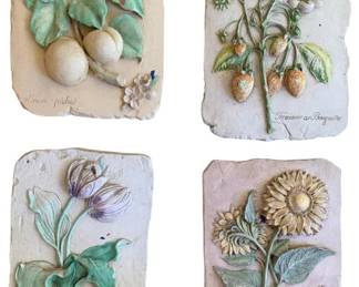 81 - 4 Wall Plaques - 9 x 7 each