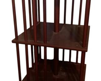 417 - Rotating Bookshelf - 25 x 16 x 16