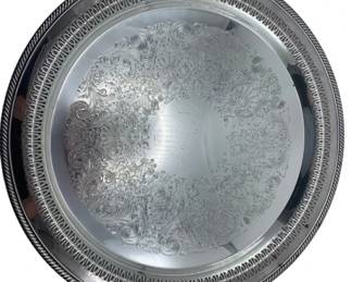 631 - Silverplated Platter - 15" Round