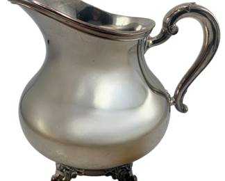634 - Silverplated Pitcher - 8 x 9 x 6.5