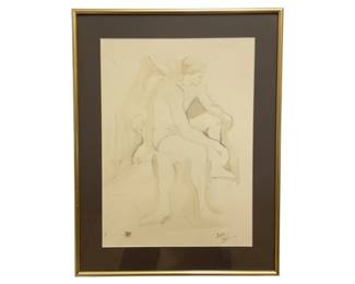 57 - Framed Artwork, signed - 28 x 22