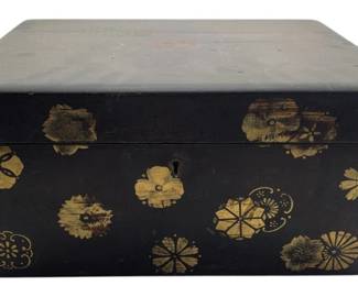 499 - Antique Wooden Box - 7 x 13 x 9