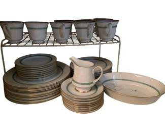 286 - Contemporary Noritake Serenity China Set (Description): Contemporary Noritake China Set