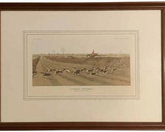398 - A Pytchley "Wednesday" Framed Print - 16 x 21.5