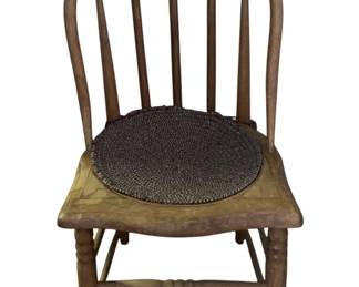 621 - Wooden Chair - 33.5 x 16 x 16