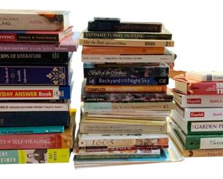 1046 - Lot of Assorted Books (Description): A lot of assorted books covering a variety of subjects and genres.
