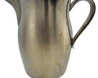 633 - Silverplated Pitcher - 7.5 x 8.5 x 5