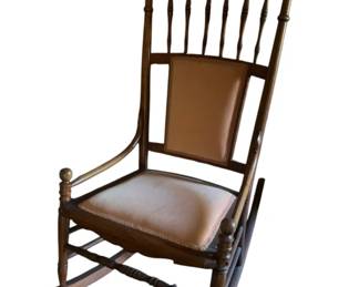 435 - Antique Wooden Rocking Chair - 46 x 22 x 34