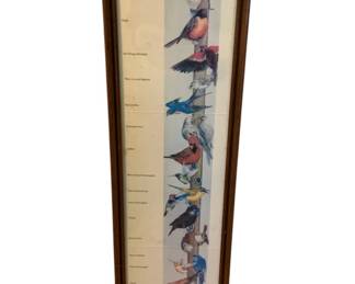 128 - Framed Bird Print