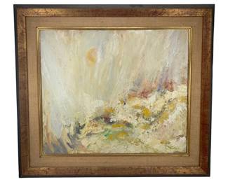 617 - Signed and Framed Oil on Canvas - 23 x 20