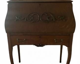 470 - Oak Vanity w/ Mirror - 49 x 30 x 16