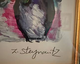 Zamy Steynovitz Authorized Estate Signature Stamped Edition Print