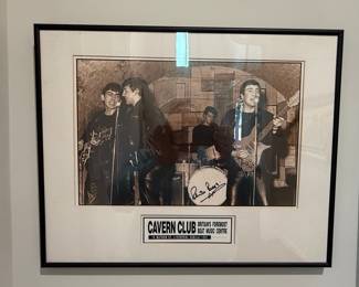 Pete Best Signed Beatles Cavern Club Limited Edition Print