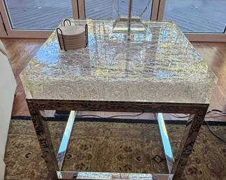 Bernhardt Interiors Arctic End Table