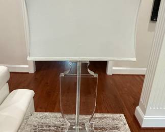 Lucite and Acrylic Table Lamp