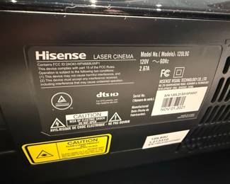 Hisense 120L9G 4K Smart Laser Television