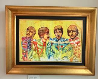 Stephen Fishwick 'The Beatles' Limited Edition Print