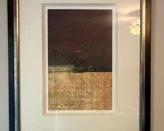 Ethan Allen 'Lento I' Signed Print