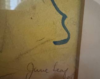 June Leaf Original Drawing