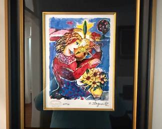Zamy Steynovitz Authorized Estate Signature Stamped Edition Print