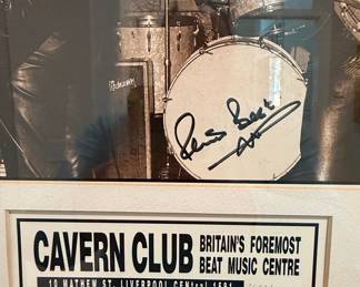 Pete Best Signed Beatles Cavern Club Limited Edition Print