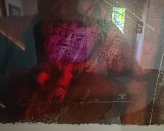 Charles Lee 'Cello Rhapsody' Serigraph