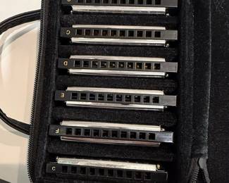 Hohner Blues Band 7-Piece Harmonica Set