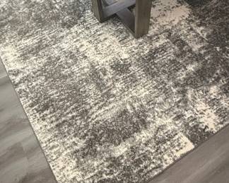 Contemporary Abstract Distressed Area Rug