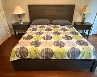 Modern Plank-Style Bedroom Set